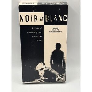 Noir et Blanc VHS 1986 French Film Claire Devers Cinevista CIV-9502 Rare Cult
